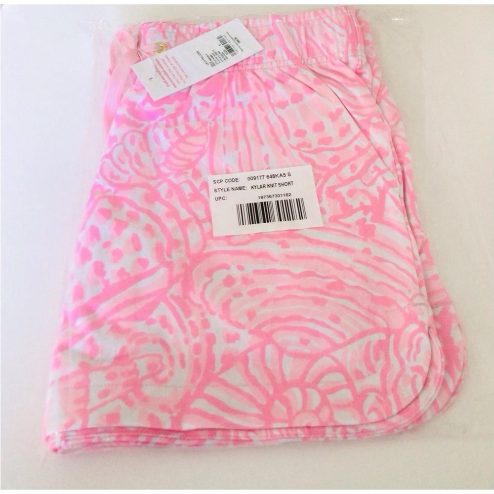 Lilly Pulitzer Kylar 5” Shorts-Pelican Pink Sea Cups-NWT - Picture 2 of 10